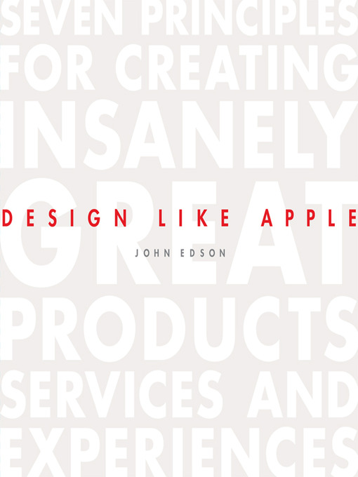 Title details for Design Like Apple by John Edson - Wait list